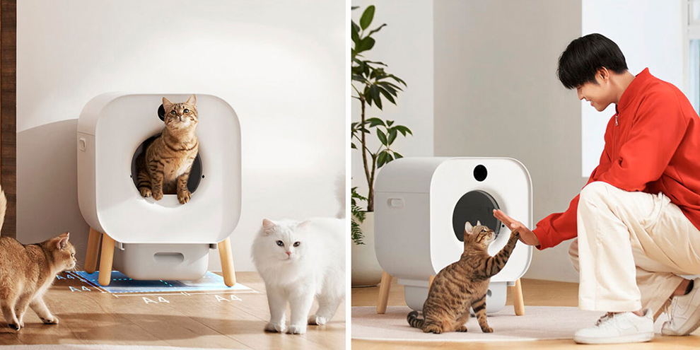 Умный кошачий туалет Xiaomi Xiaowen